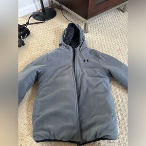 Boys under Armour reversible winter jacket! Size 8-10!